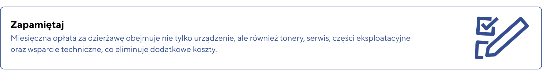 Ważne – Wybór drukarki powinien być dopasowany do realnego obciążenia miesięcznego a nie tylko ceny urządzenia. Zbyt słaby sprzęt szybko zacznie się psuć a zbyt mocny wygeneruje niepotrzebne kos 