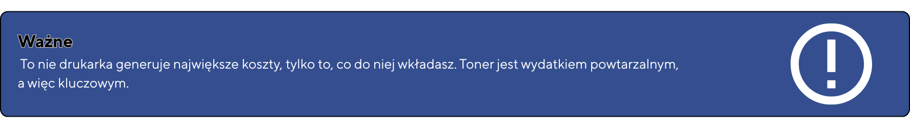 Copy of Wazne – Wybor drukarki powinien byc dopasowany do realnego obciazenia miesiecznego a nie tylko ceny urzadzenia. Zbyt slaby sprzet szybko zacznie sie psuc a zbyt mocny wygeneruje niepotrz 
