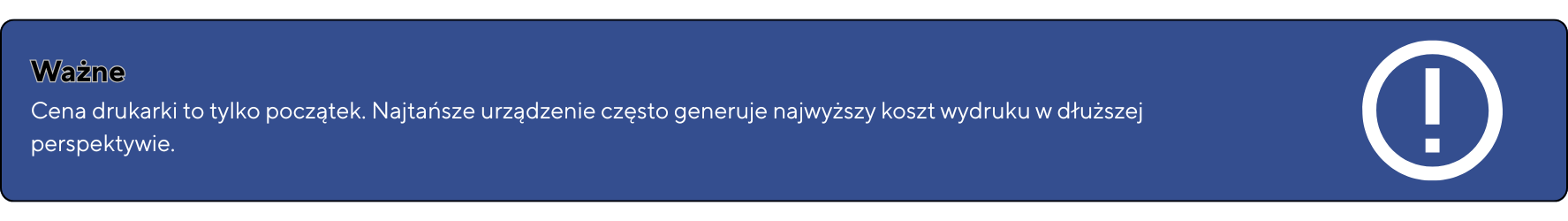 Wazne – Wybor drukarki powinien byc dopasowany do realnego obciazenia miesiecznego a nie tylko ceny urzadzenia. Zbyt slaby sprzet szybko zacznie sie psuc a zbyt mocny wygeneruje niepotrzebne kos  
