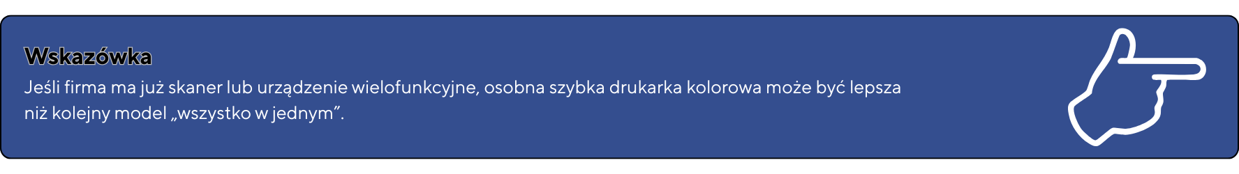 Copy of Wazne – Wybor drukarki powinien byc dopasowany do realnego obciazenia miesiecznego a nie tylko ceny urzadzenia. Zbyt slaby sprzet szybko zacznie sie psuc a zbyt mocny wygeneruje niepotrz 